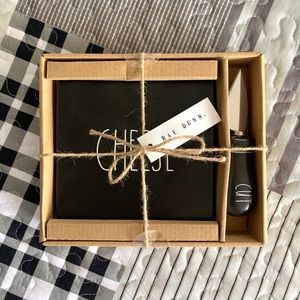 Rae Dunn Black Cheese Board